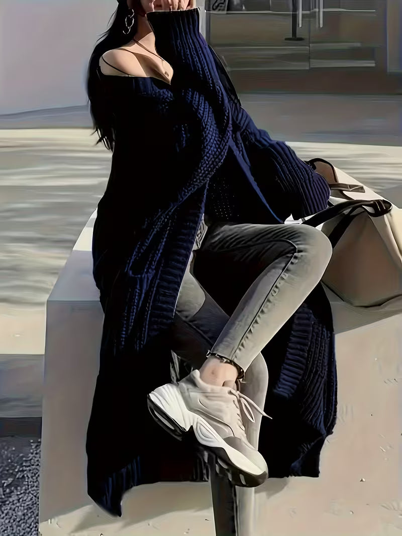 Cardigan lungo invernale