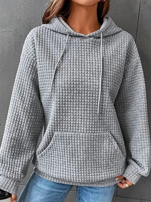 Felpa invernale con cappuccio