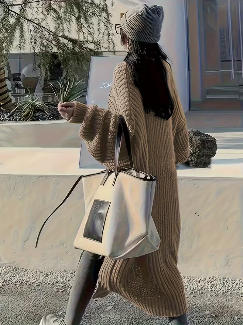 Cardigan lungo invernale