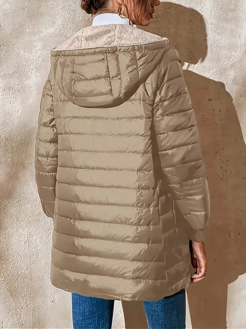 Piumino invernale con pelo interno