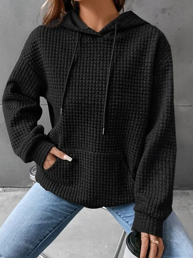 Felpa invernale con cappuccio