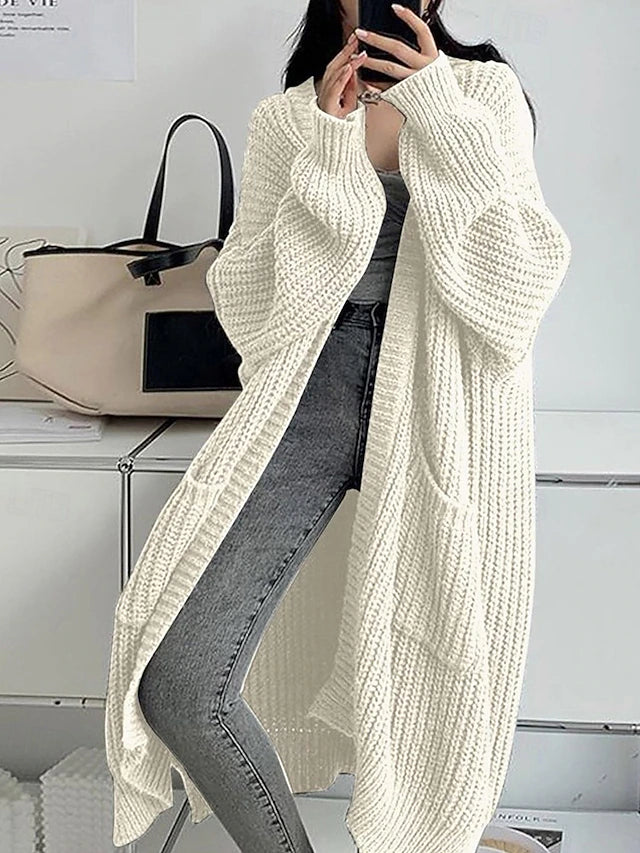 Cardigan lungo invernale