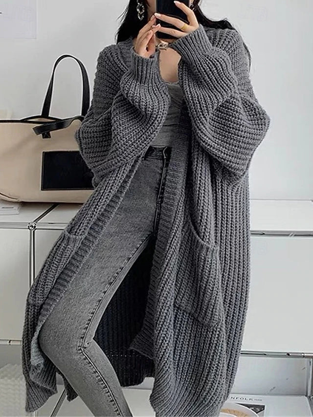 Cardigan lungo invernale